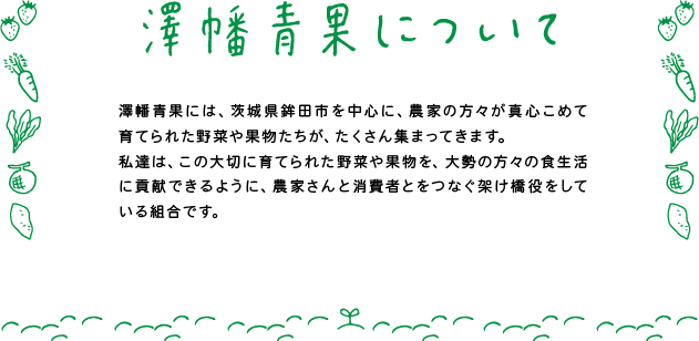 澤幡青果について